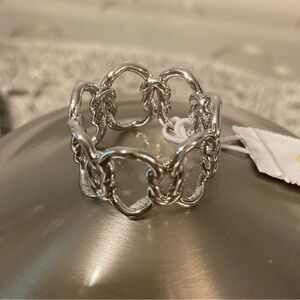 Kendra Scott Silver Leaf Ring